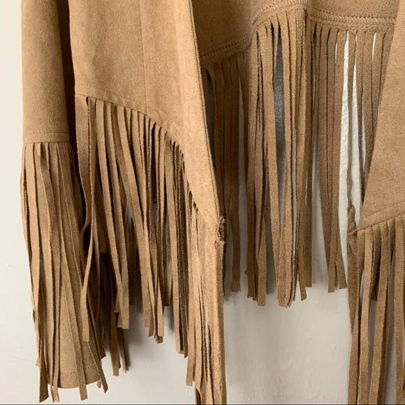 Fringe faux suede jacket - Picture 2 of 3